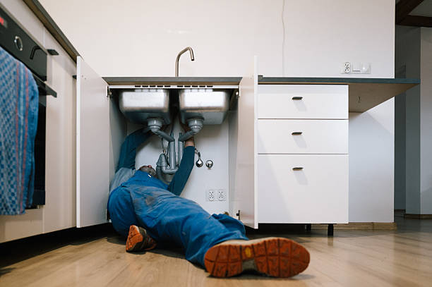 Professional Drain Cleaning technician working in Garrett, KY